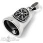 Preview: Vegvisir Biker-Bell Stainless Steel Viking Runic Compass Ride Bell Motorcycle Bell